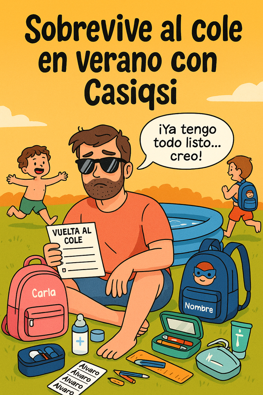 📚 Preparando la vuelta al cole en pleno verano (sin perder la cabeza… del todo)