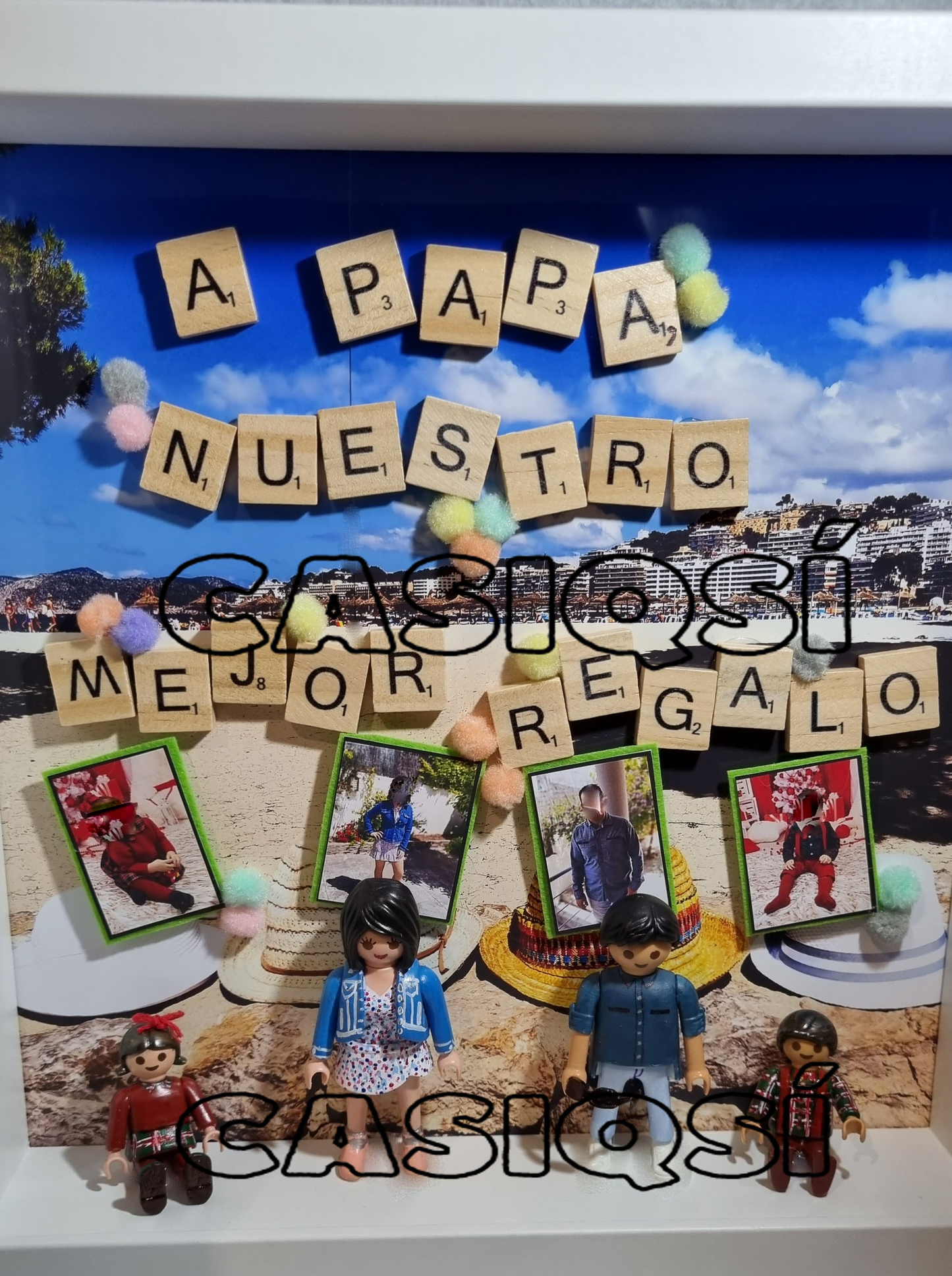 CUADRO PERSONALIZADO CON PLAYMOBIL