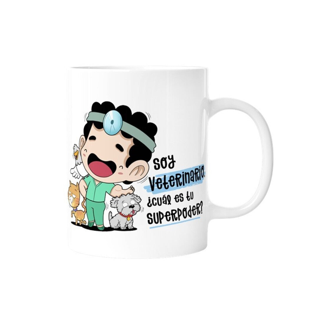 TAZA - VETERINARIO: SOY VETERINARIO,¿CÚAL ES TU SUPERPODER?