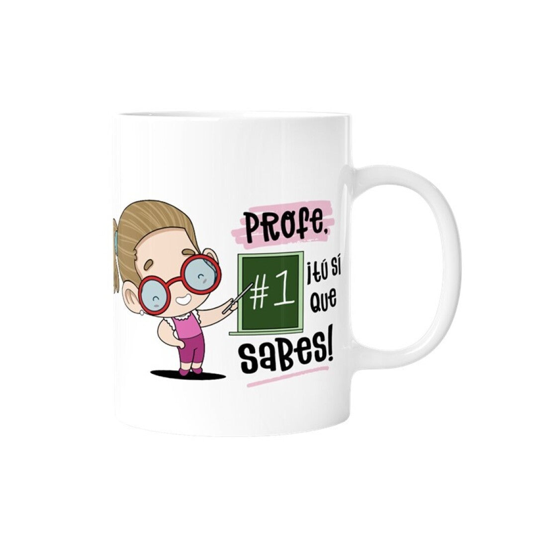 TAZA - PROFE, ¡TÚ SI QUE SABES!(CHICA)