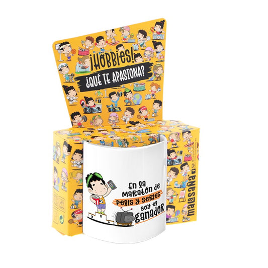 TAZA - EN LA MARATÓN DE PELIS Y SERIES SOY EL GANADOR de MALASAÑA