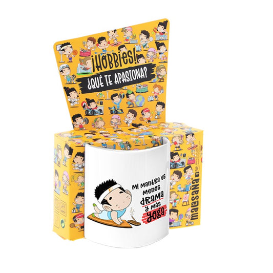 TAZA - MI MANTRA ES MENOS DRAMA Y MÁS YOGA (HOMBRE) de MALASAÑA