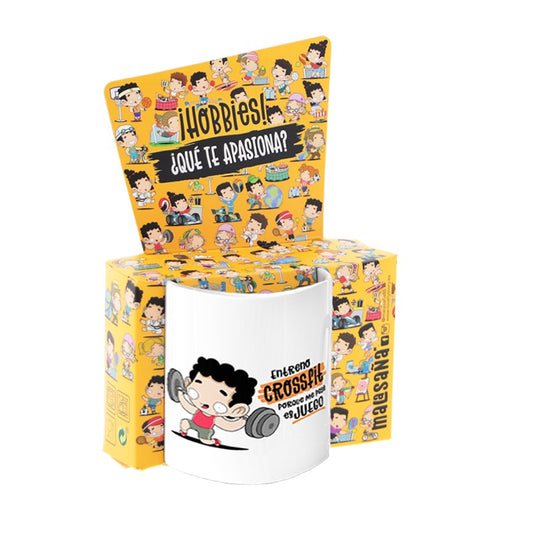 TAZA - ENTRENO CROSSFIT PORQUE ME PASÉ EL JUEGO (HOMBRE) de MALASAÑA