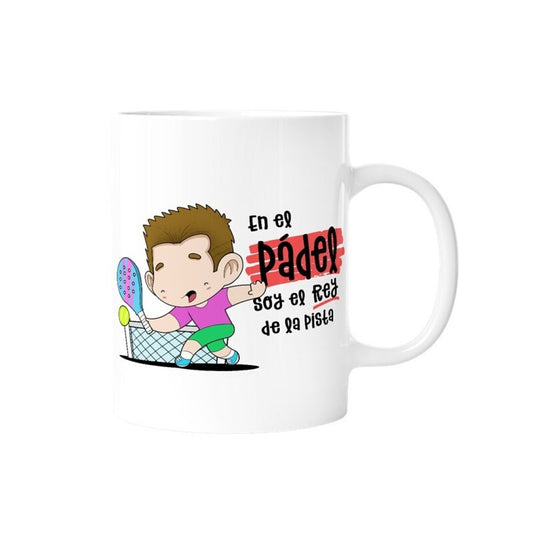 TAZA - EN EL PÁDEL SOY EL REY DE LA PISTA de MALASAÑA