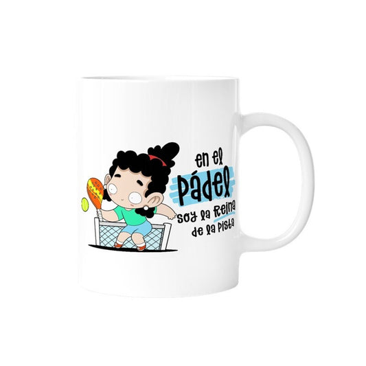 TAZA - EN EL PÁDEL SOY LA REINA DE LA PISTA de MALASAÑA