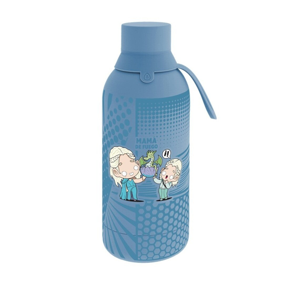 BOTELLA TÉRMICA 500ML - PETROL BLUE - MAMÁ DE FUEGO