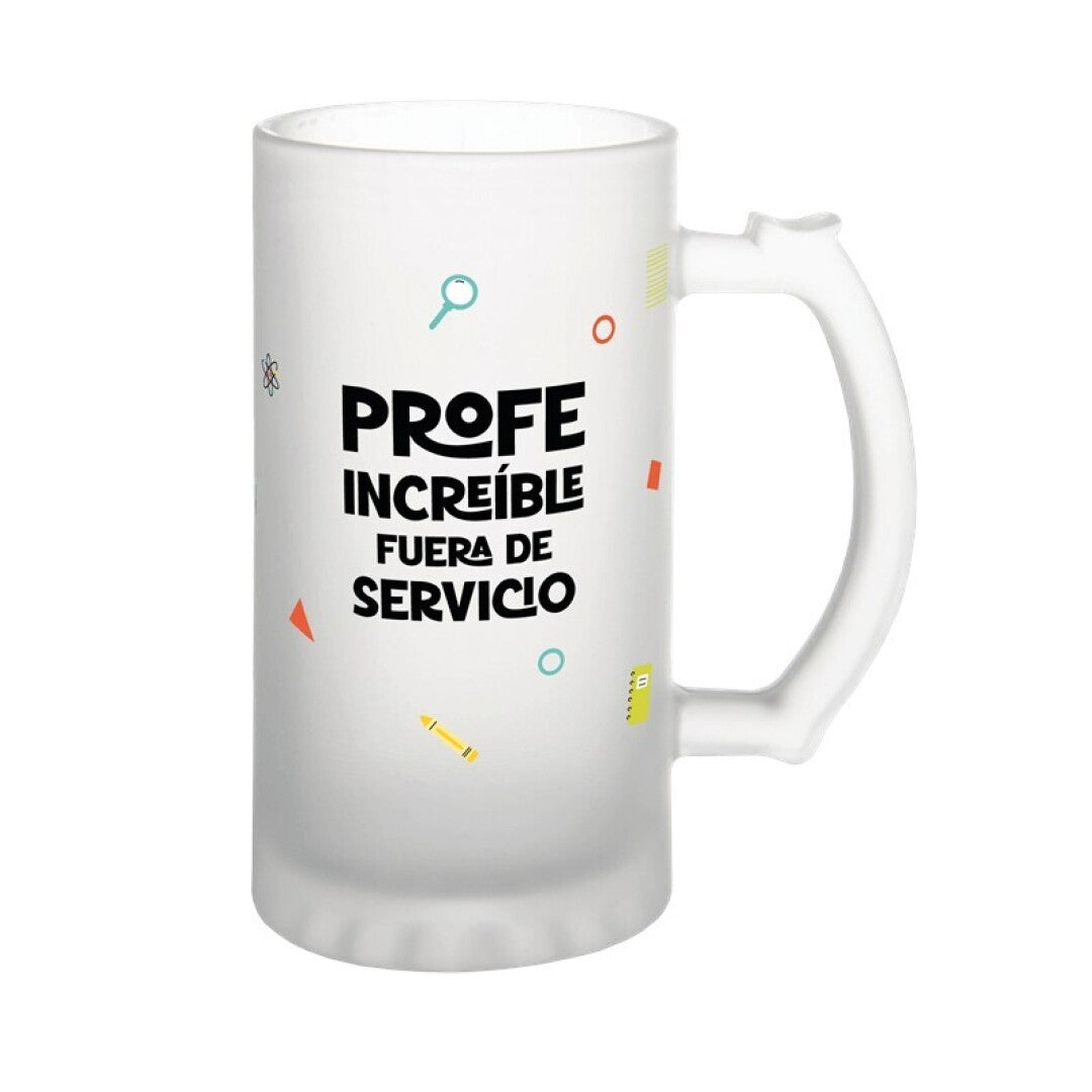 JARRA DE CERVEZA - PROFE INCRÍBLE FUERA DE SERVICIO