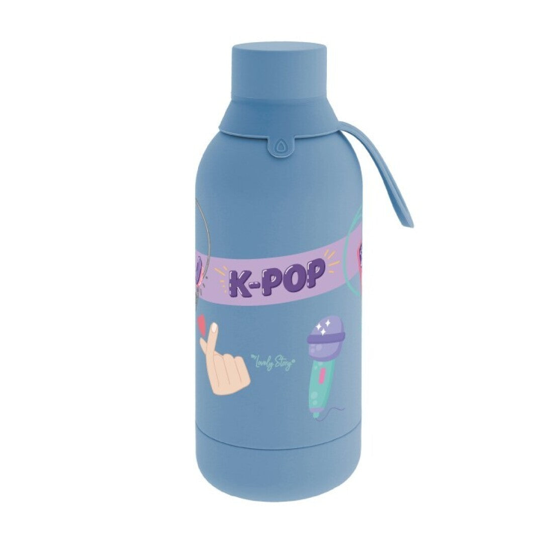 BOTELLA TÉRMICA 500ML - PETROL BLUE K-POP