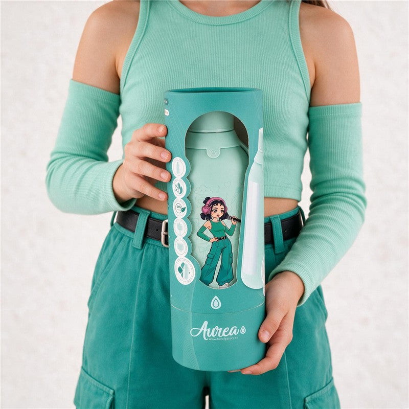BOTELLA TÉRMICA 500ML - MINT - K-POP