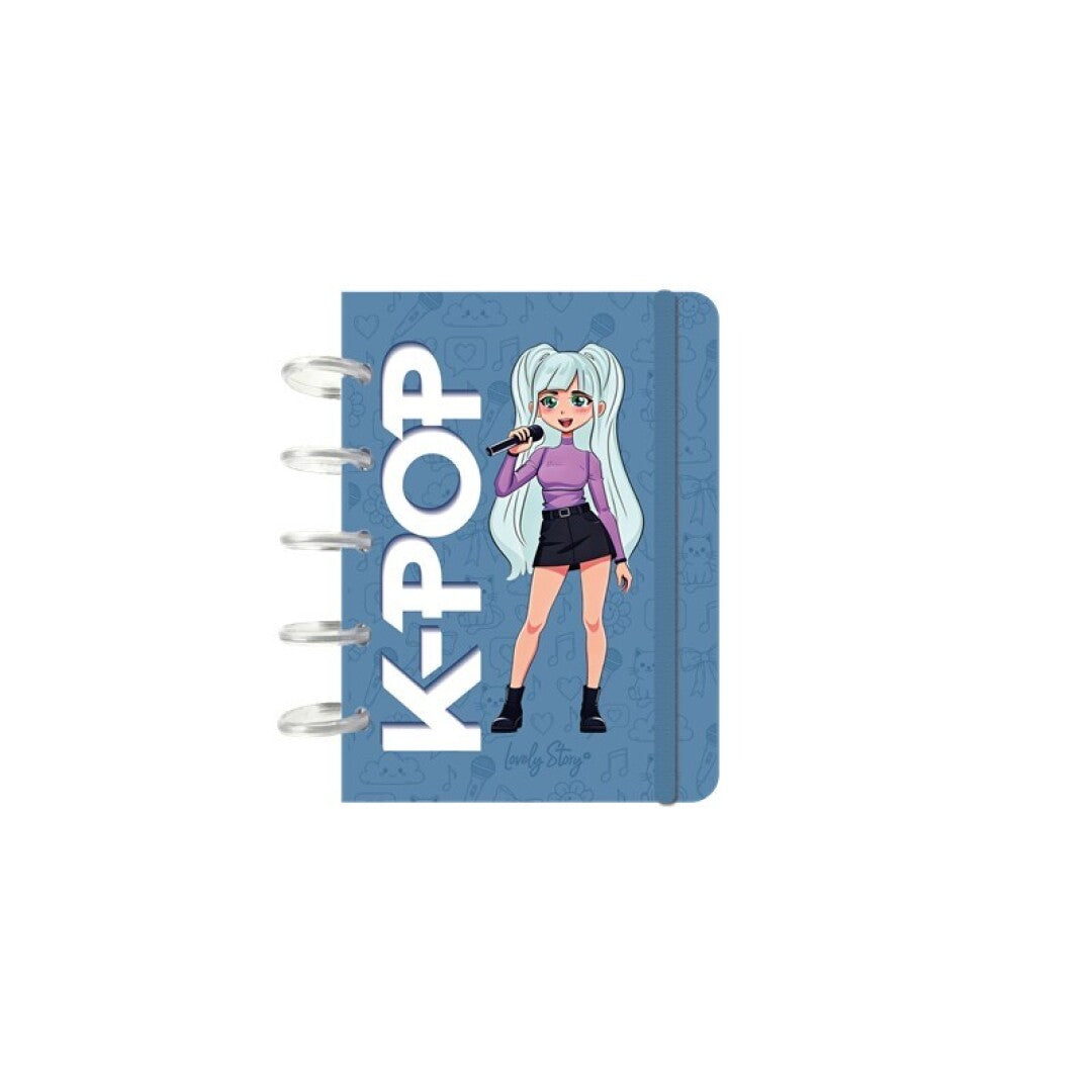 CUADERNO A6 - PETROL BLUE- K-POP