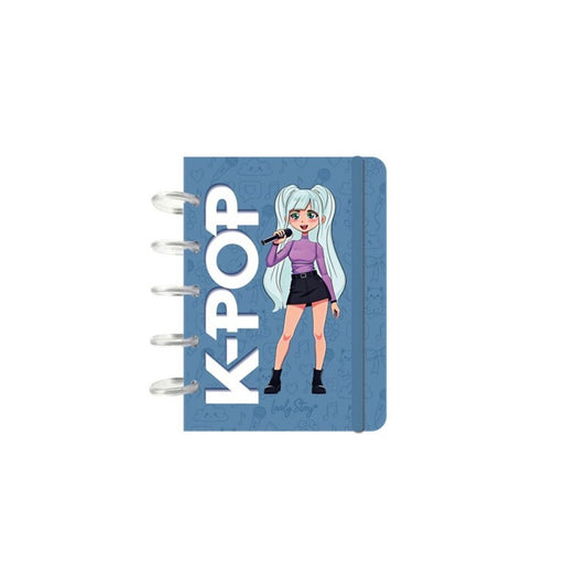 CUADERNO A6 - PETROL BLUE- K-POP