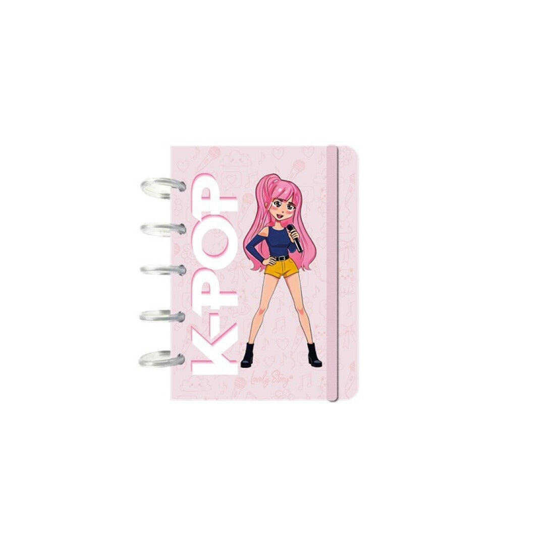 CUADERNO A6 - PINK- K-POP