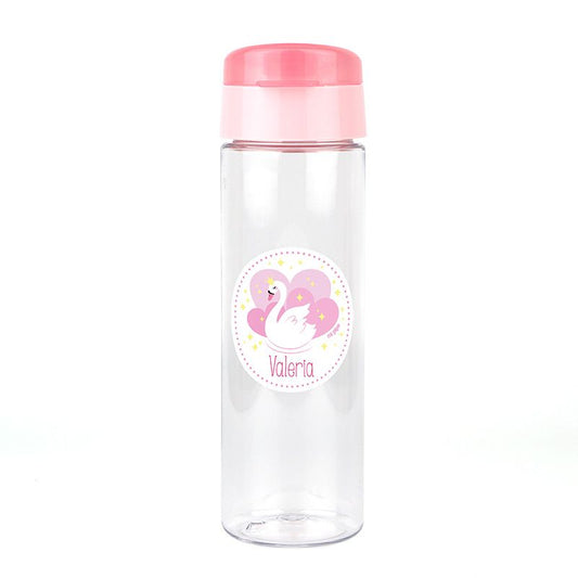 Botella Cisne Rosa 600ml personalizada