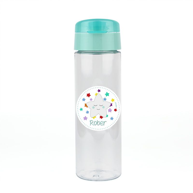 Botella Estrella Sonrisa Menta 600ml personalizada