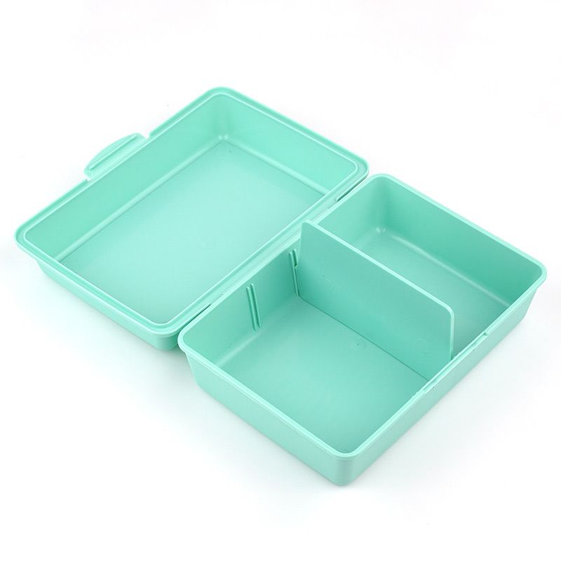 Cajita Porta Alimentos Arcoíris Soft Menta personalizada