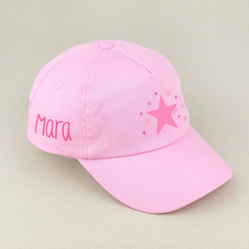 Gorra Junior Estrella Rosa personalizada