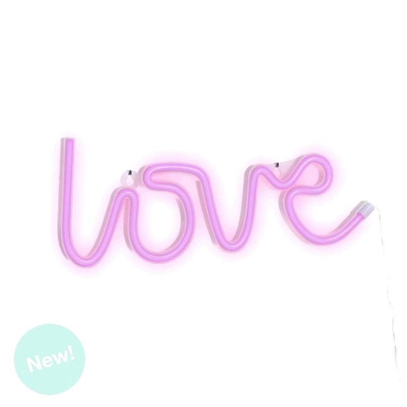 Love de Neón Rosa