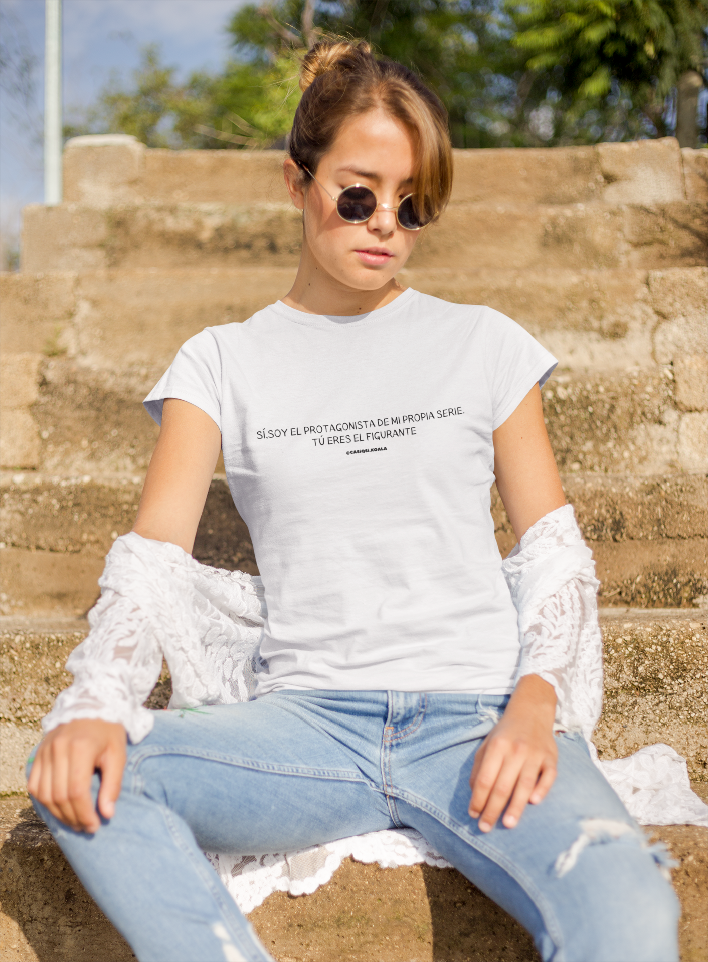 Camiseta ''SI , SOY EL PROTAGONISTA..'' mujer