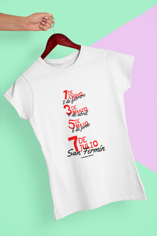 Camiseta San Fermín ''7 DE JULIO SAN FERMIN''