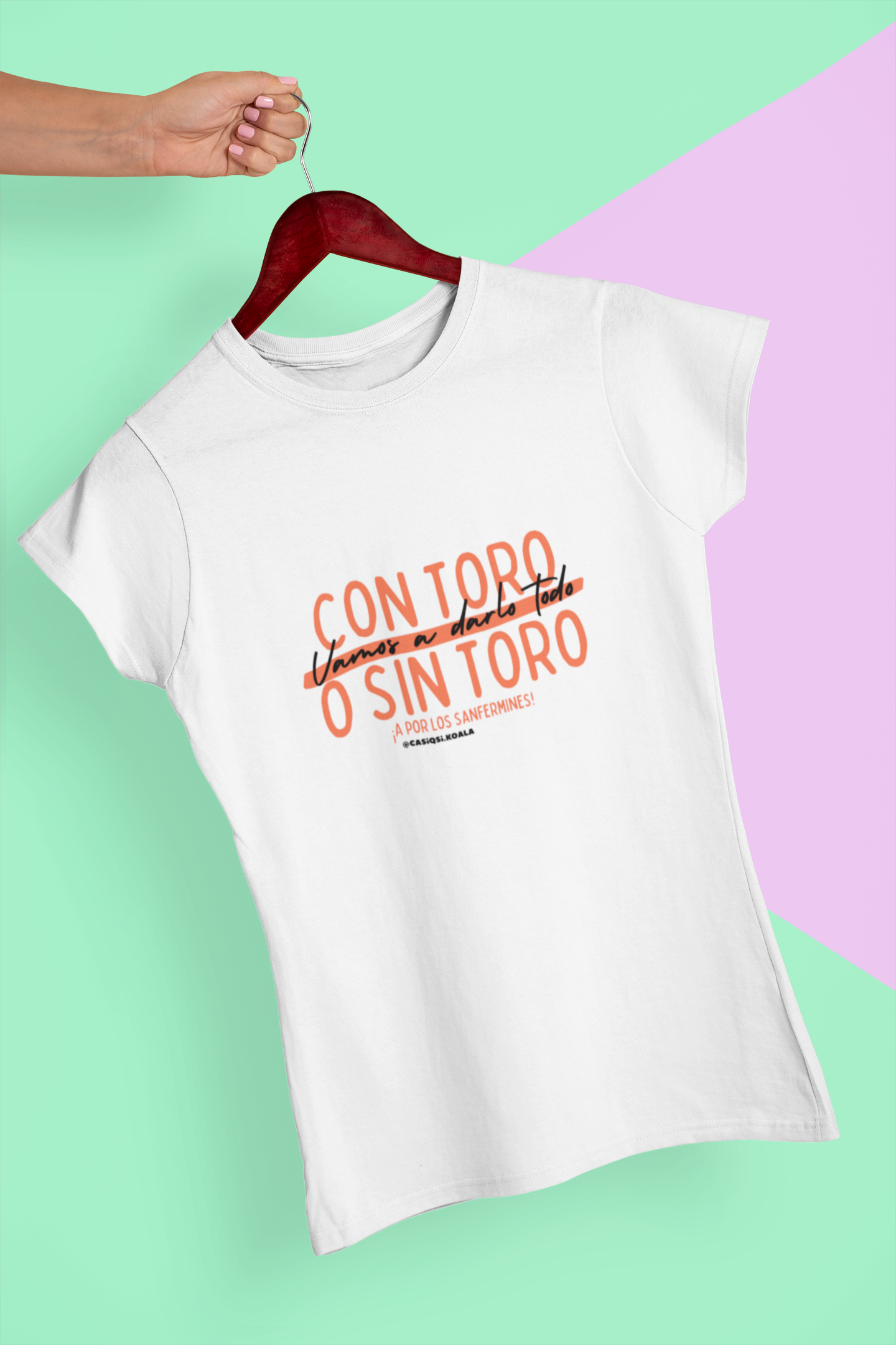 Camiseta San Fermín ''CON TORO O SIN TORO''