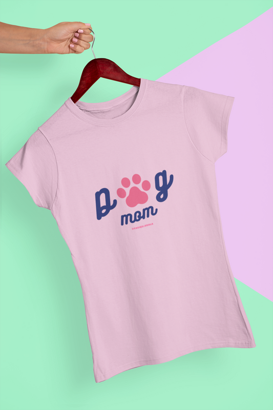 Camiseta ''DOG MOM'' mujer