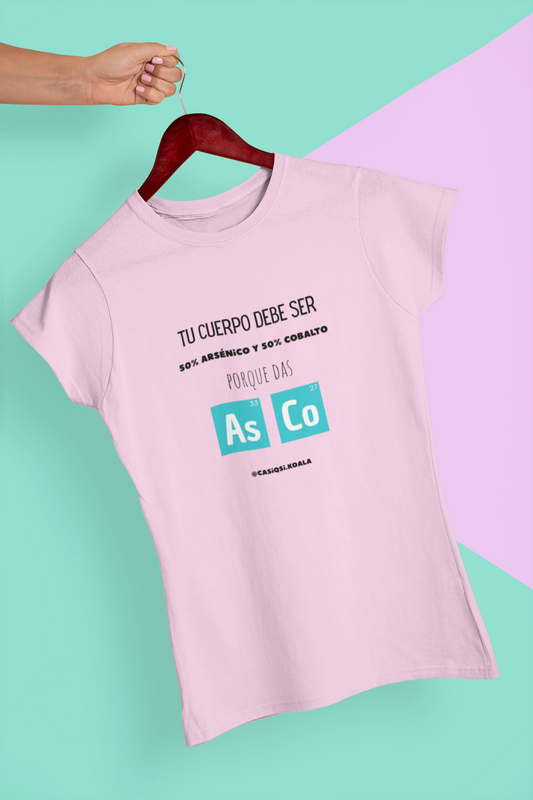 Camiseta ''TU CUERPO DEBE SER...'' mujer