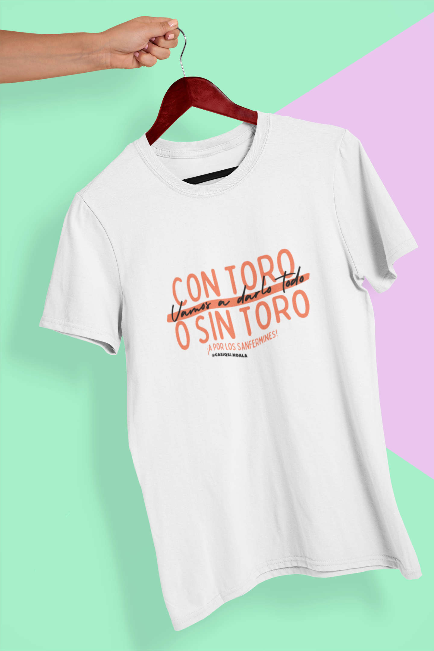 Camiseta San Fermín ''CON TORO O SIN TORO''