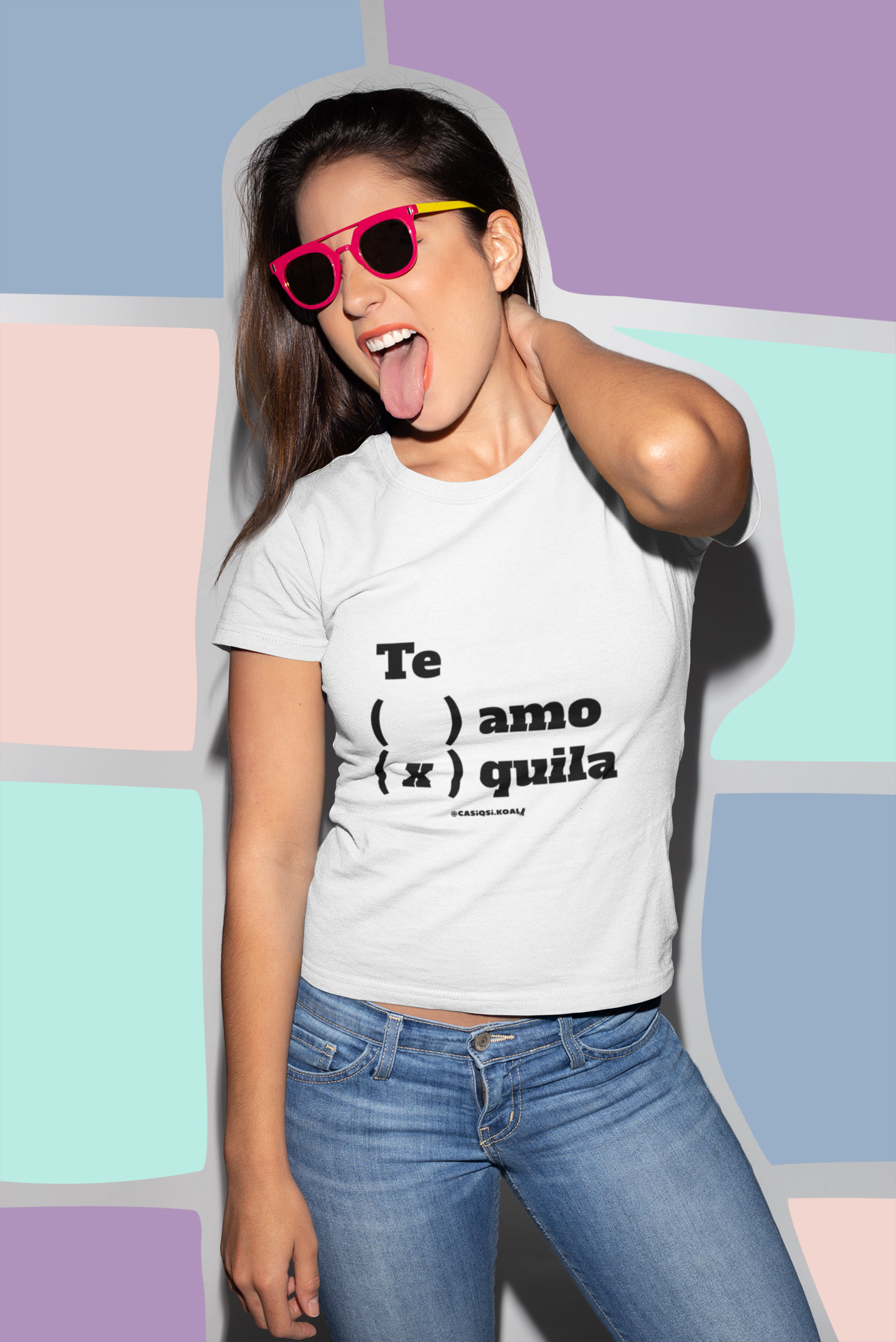 Camiseta ''TE QUILA'' mujer