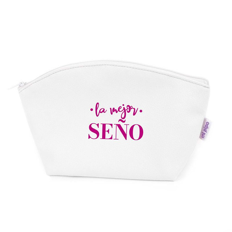 Neceser polipiel Blanco Profe o Seño