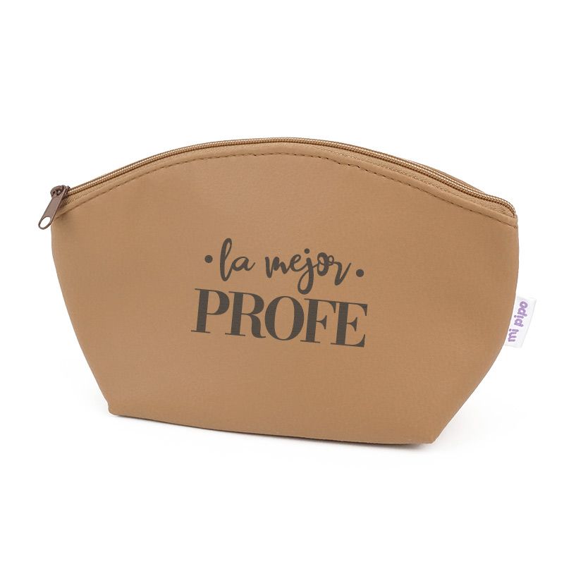 Neceser polipiel Camello Profe o Seño