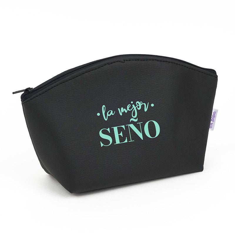 Pack Bolso Shopper + Neceser polipiel Camello La mejor Profe/Seño