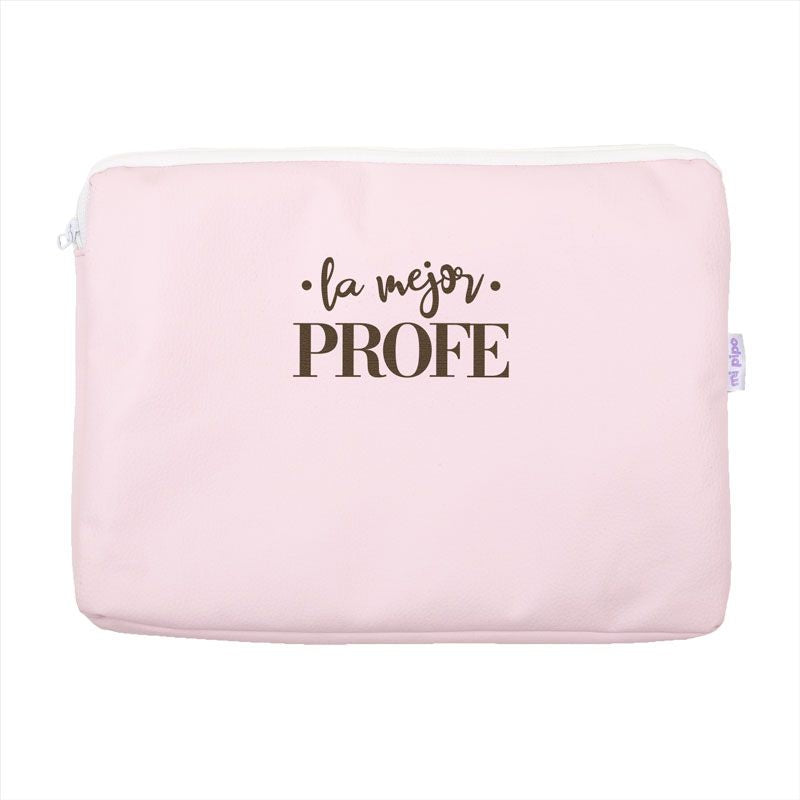 Portafolios Shopper polipiel Rosa La mejor profe/seño