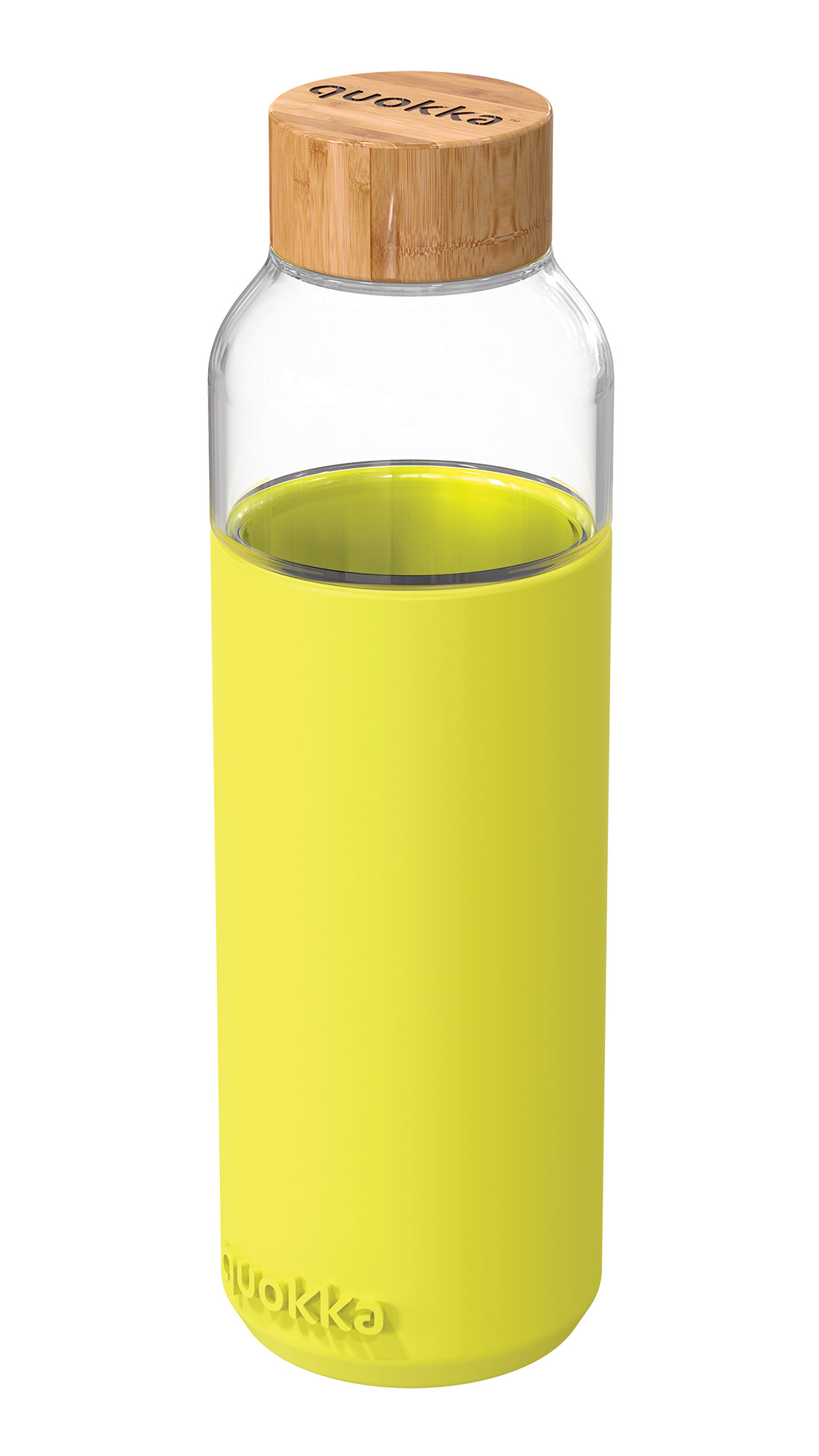 BOTELLA CRISTAL FLOW - NEON GREEN 660ML QUOKKA