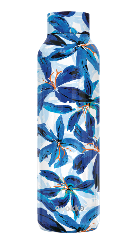 BOTELLA TÉRMICA QUOKKA SOLID - BLUE HIBISCUS