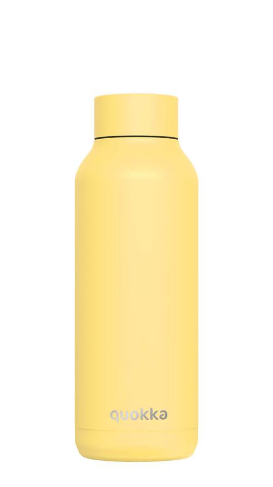 BOTELLA TÉRMICA QUOKKA SOLID - LIGHT YELLOW