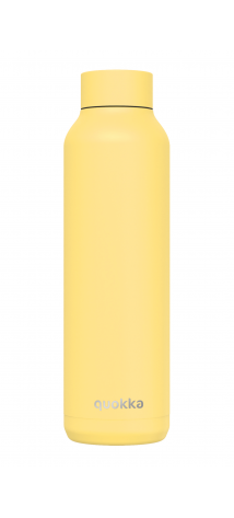BOTELLA TÉRMICA QUOKKA SOLID - LIGHT YELLOW