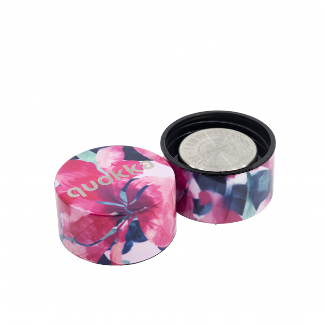 BOTELLA TÉRMICA QUOKKA SOLID - PINK BLOOM