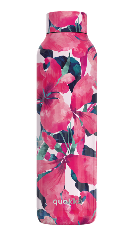 BOTELLA TÉRMICA QUOKKA SOLID - PINK BLOOM