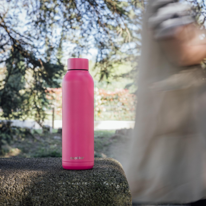 BOTELLA TÉRMICA QUOKKA SOLID - RASPBERRY PINK