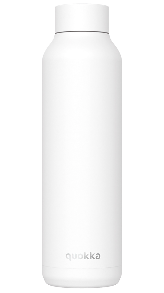 BOTELLA TÉRMICA QUOKKA SOLID - WHITE