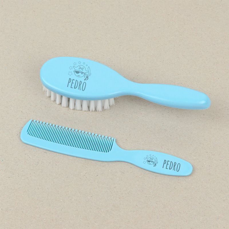 Set Cepillo y peine Personalizado PIRATA