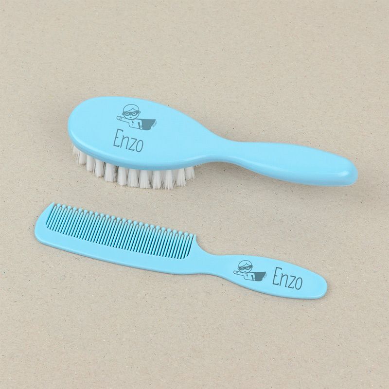Set Cepillo y peine Personalizado SUPERHÉROE