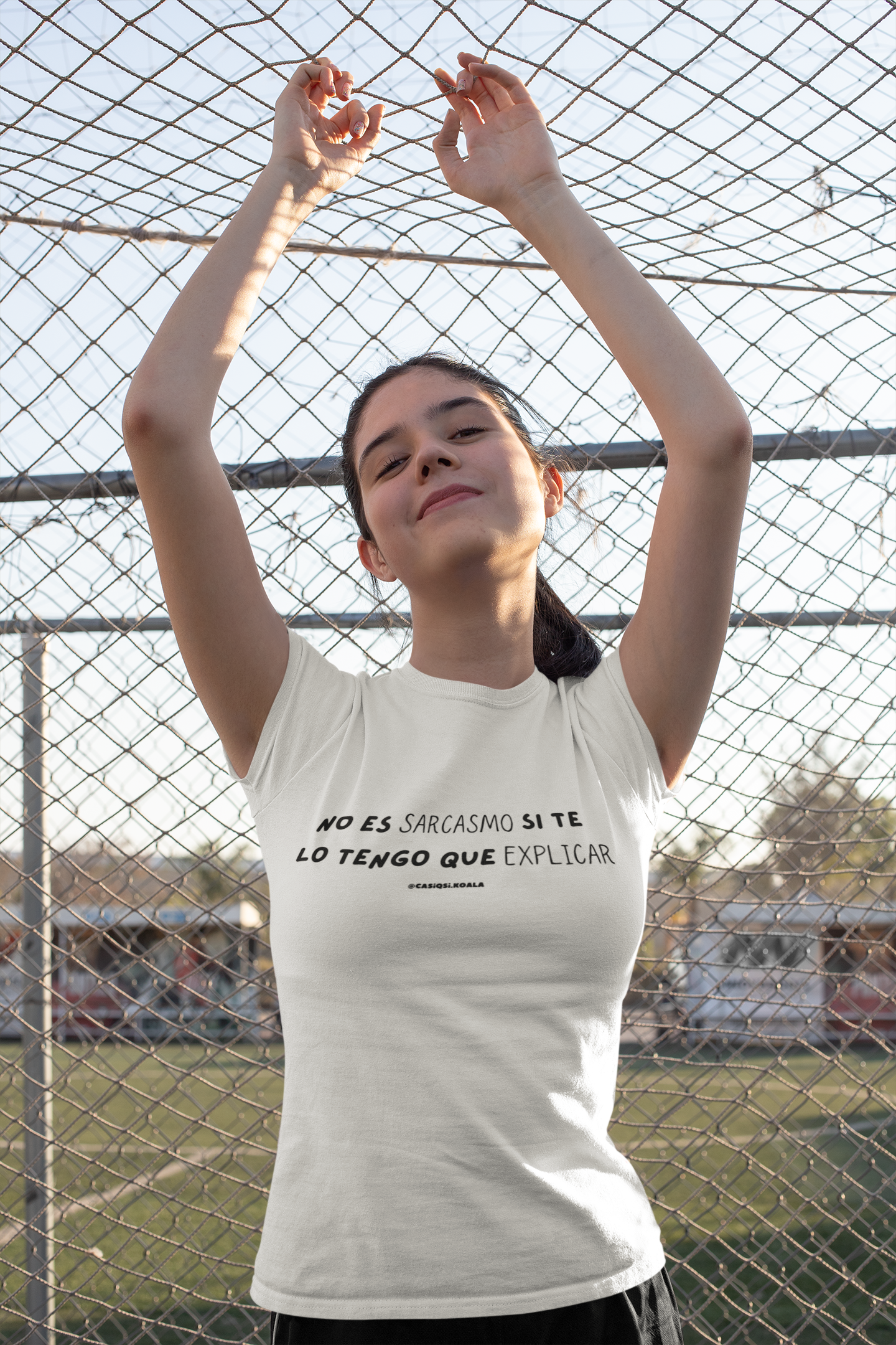 Camiseta 'NO ES SARCASMO...'' mujer