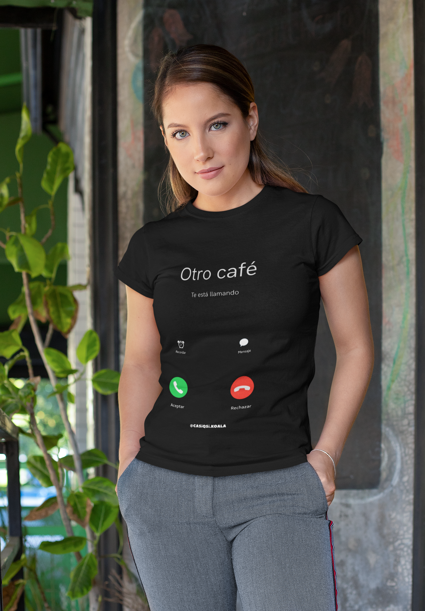 Camiseta ''OTRO CAFÉ...'' mujer