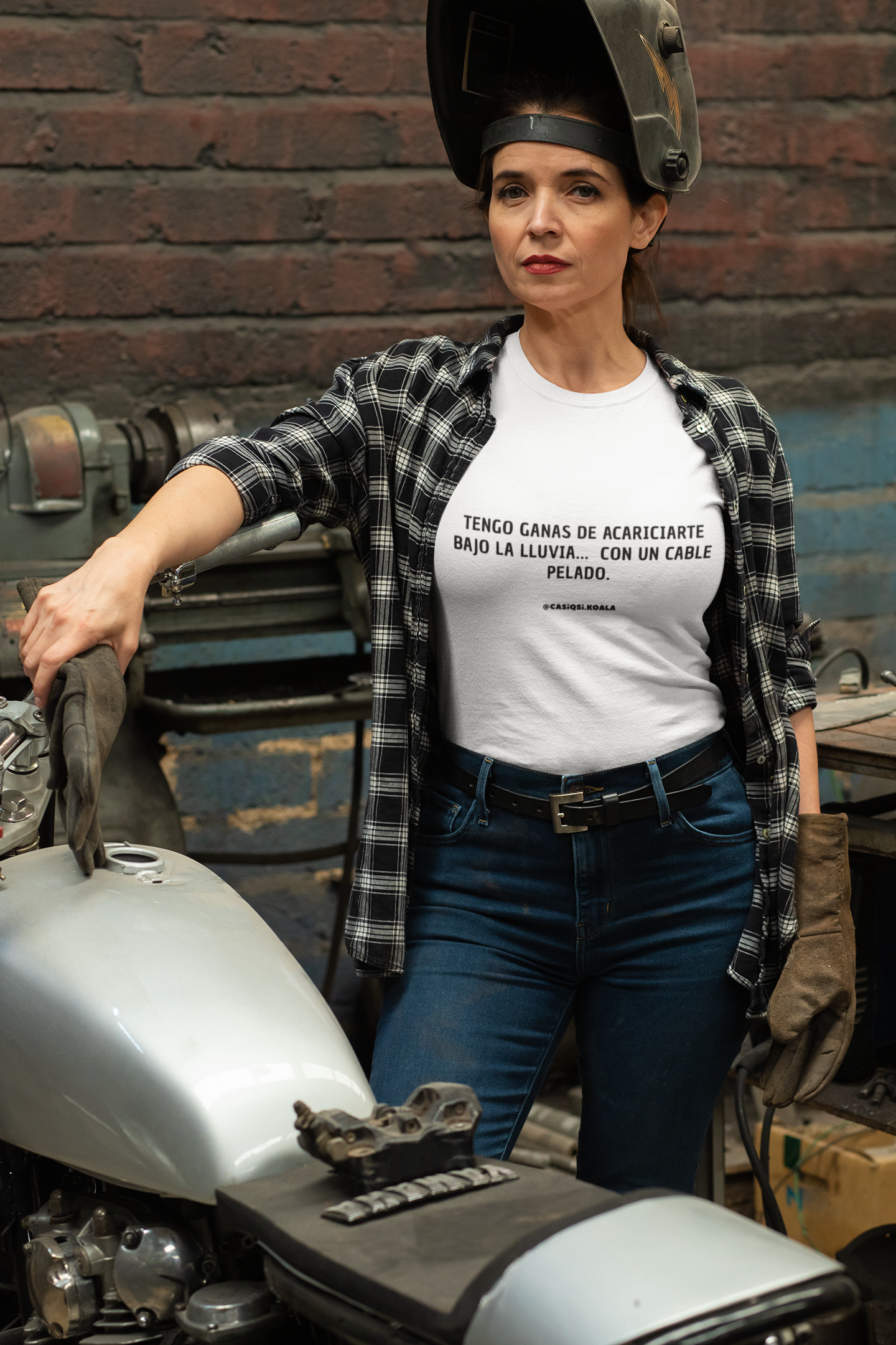 Camiseta ''TENGO GANAS DE ACARICIARTE..'' mujer