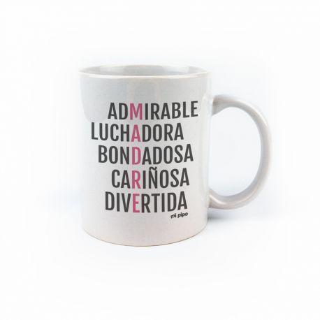 Taza cerámica o plástico Mamá (varios modelos)