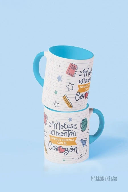TAZA MOLAS IN MONTON PORQUE ENSEÑAS CON CORAZÓN