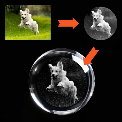 ✨ BOLA DE CRISTAL PERSONALIZADA - Un recuerdo mágico✨