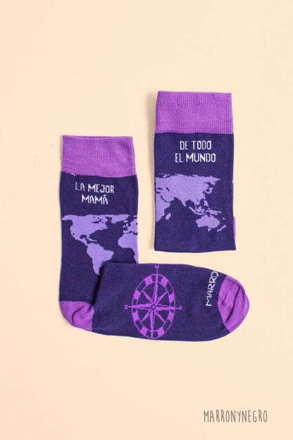 COMBO CALCETINES MAMÁ ERES LA MEJOR DEL MUNDO