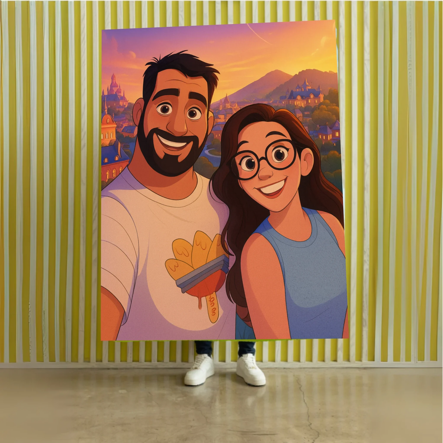 👉 MANTA POLAR PERSONALIZADA ESTILO DISNEY 🧞